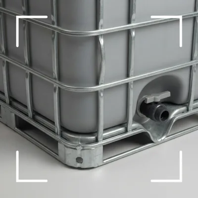 Container condition verification on IBC totes and drums
