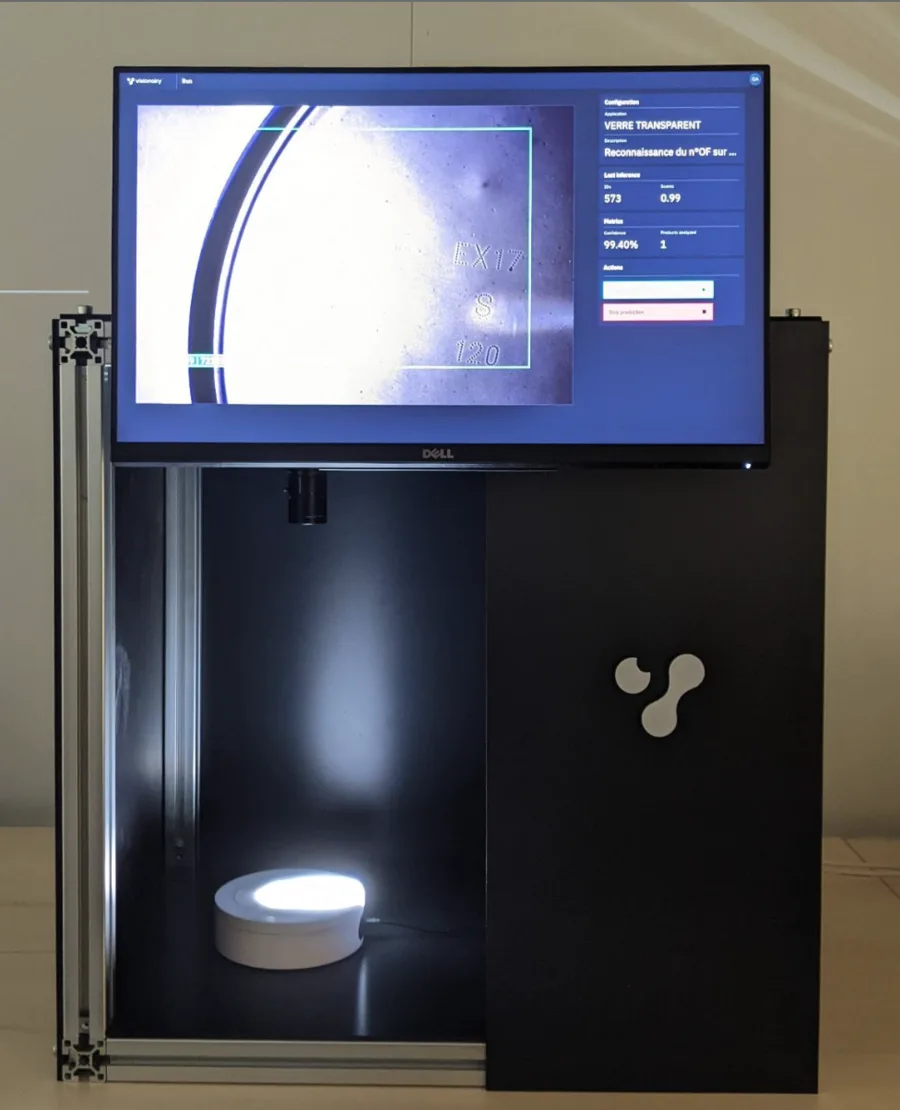 New optical vision system setup
