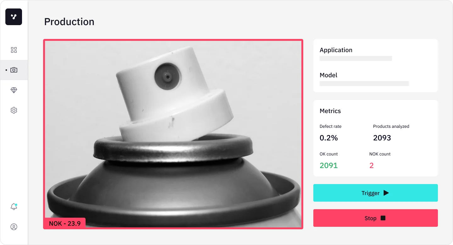 Visionairy platform in production