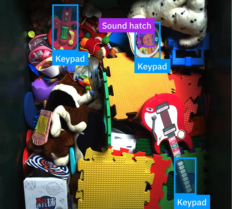 Sound hatch detected by the model